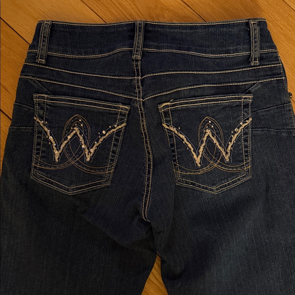 Wrangler Women's Dark Blue Boot Cut Jeans - Picture 2 of 11